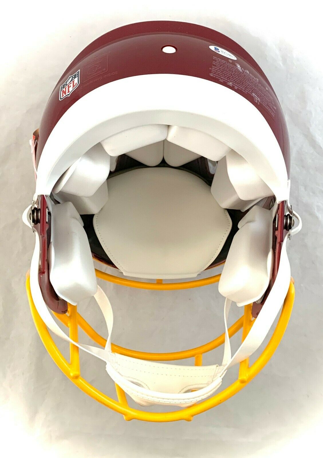 Alex Smith Washington Redskins Signed Washington Redskins Full-sized Speed Authentic Helmet (BAS COA)