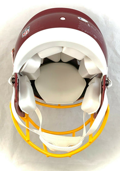 Alex Smith Washington Redskins Signed Washington Redskins Full-sized Speed Authentic Helmet (BAS COA)
