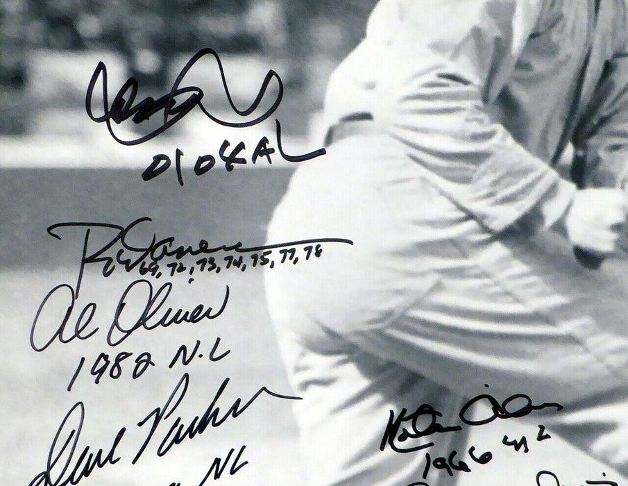 Ichiro Suzuki, Kirby Puckett, Rod Carew, Wade Boggs & Al Kaline Royals Detroit Tigers Autographed 16X20 Photo 20 Sigs 9080 (PSA/DNA COA)