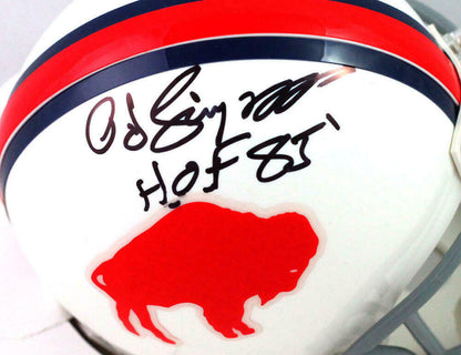 OJ Simpson Buffalo Bills Signed 65-73 TB Mini Helmet w/HOF (JSA COA)