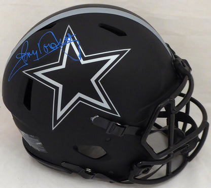Tony Dorsett Dallas Cowboys Signed Full Size Eclipse Auth Helmet (BAS COA)