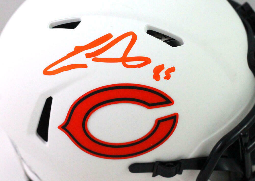 Cole Kmet Chicago Bears Signed Lunar Speed Mini Helmet (BAS COA)