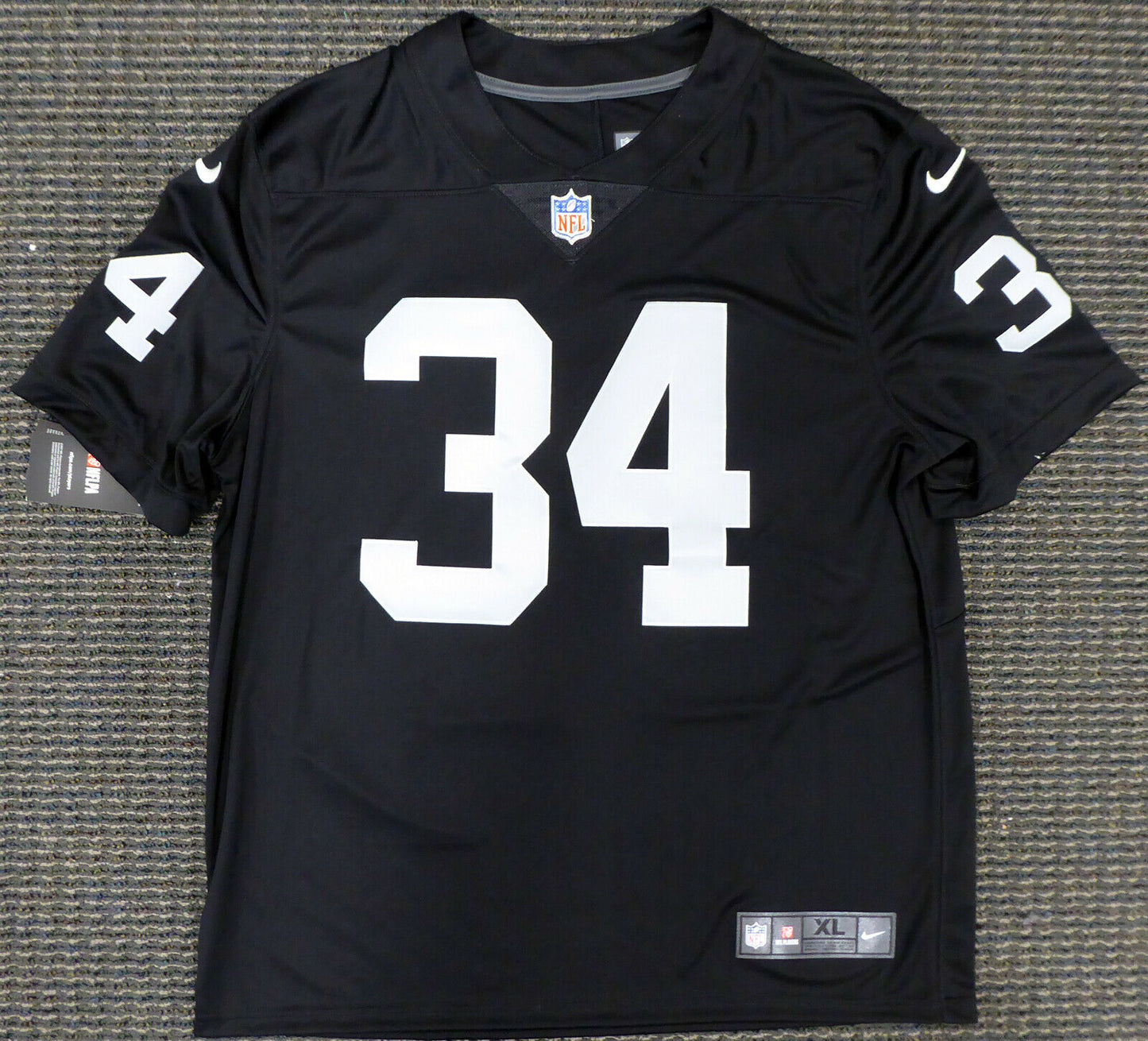 Bo Jackson Oakland Raiders Signed Black Nike Vapor Limited Twill Jersey (BAS COA)