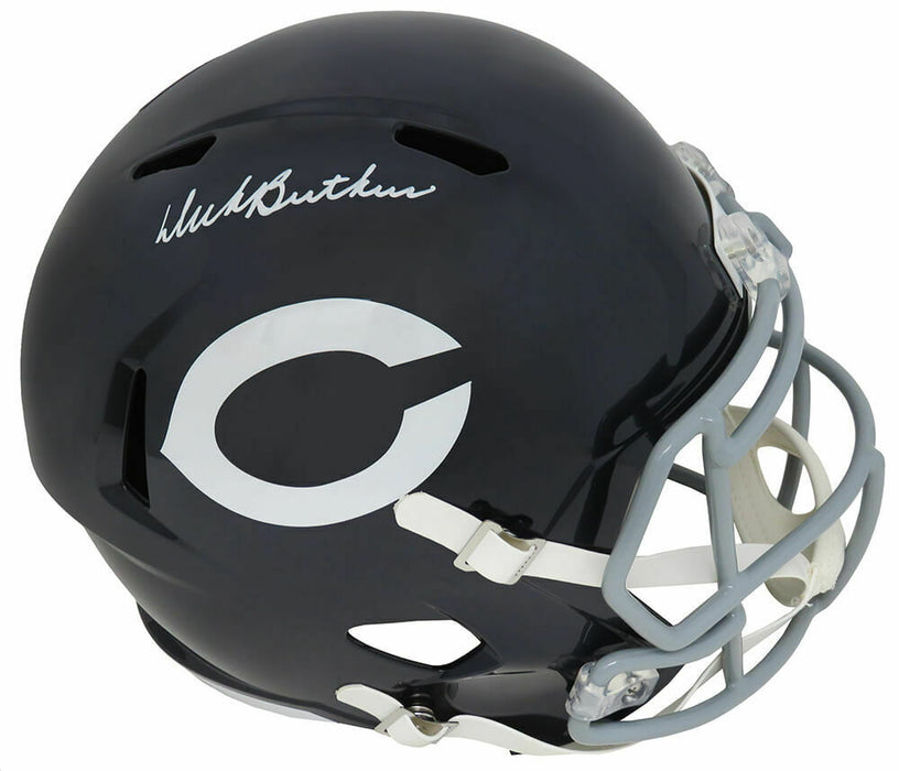 Dick Butkus Chicago Bears Signed T/B Riddell Full-Size Speed Rep Helmet (SS COA)