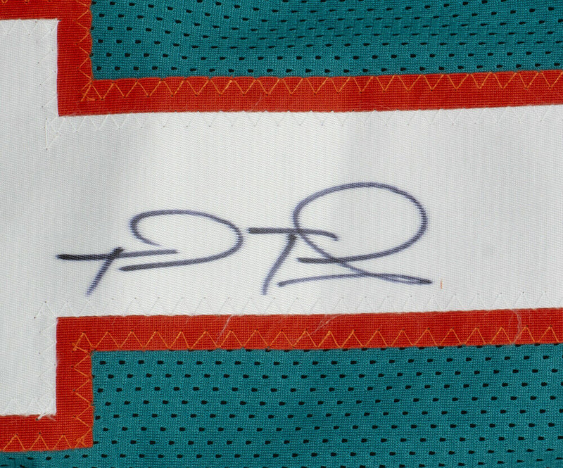 Tua Tagovailoa Miami Dolphins Signed Custom Teal Pro Style Football Jersey (BAS COA)