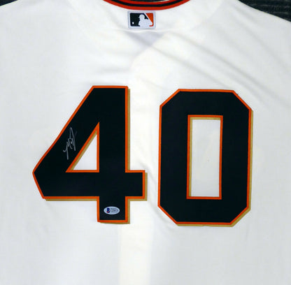 Madison Bumgarner San Francisco Giants Signed Cream Majestic Jersey XL 185700 (BAS COA)