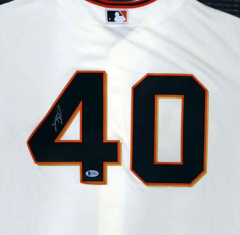 Madison Bumgarner San Francisco Giants Signed Cream Majestic Jersey XL 185700 (BAS COA)