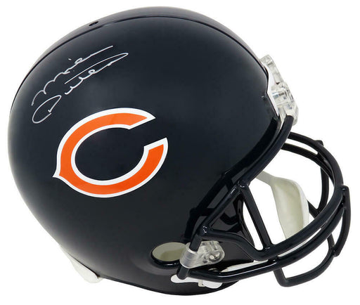 1985 Chicago Bears Team-Signed Riddell Black Matte Alternate Revolution  Speed Authentic Helmet - 28 Signatures