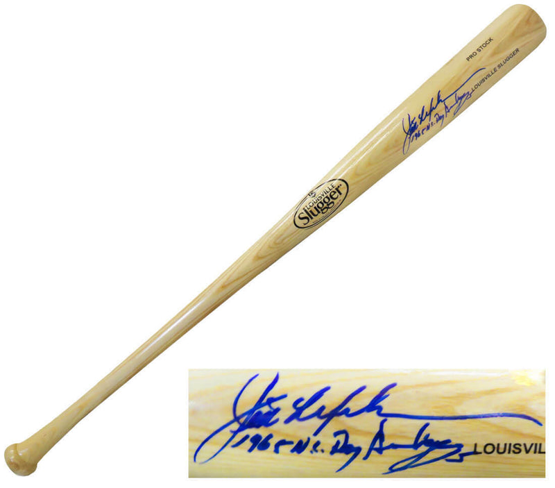 Jim Lefebvre Los Angeles Dodgers Signed Rawlings Blonde Big Stick Bat w/65 NL ROY SCHWARTZ (Brooklyn)