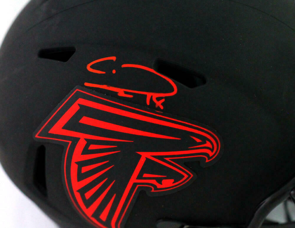 Calvin Ridley Atlanta Falcons Eclipse Speed Mini Helmet (BAS COA)