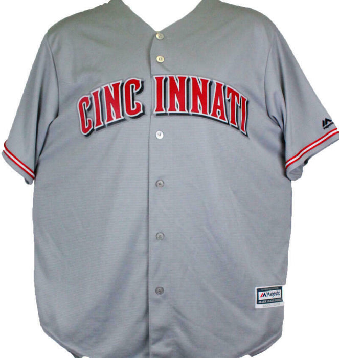 Deion Sanders Autographed Cincinnati Reds Pro Style Jersey (BAS COA)