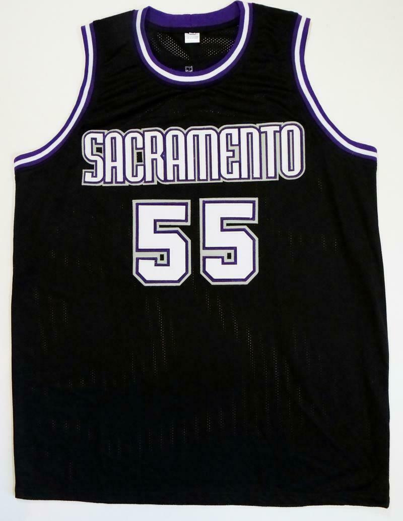 Jason Williams Sacramento Kings Autographed Black Jersey- (BAS COA)
