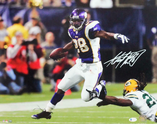 Adrian Peterson Minnesota Vikings Signed Vikings 16x20 Running HM Photo (BAS COA), , 