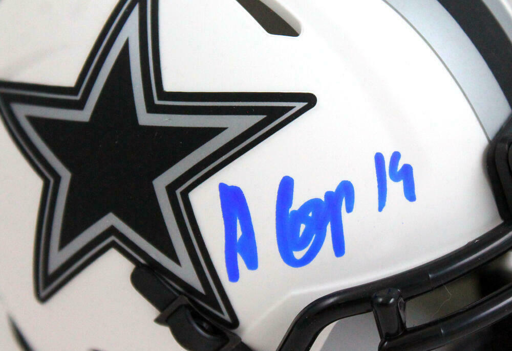Amari Cooper Signed Dallas Cowboys Lunar Speed Mini Helmet- (BAS COA)