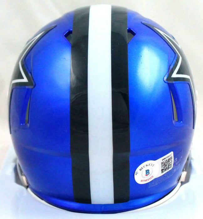 Dak Prescott Autographed Dallas Cowboys Flash Speed Mini Helmet-BAS COA