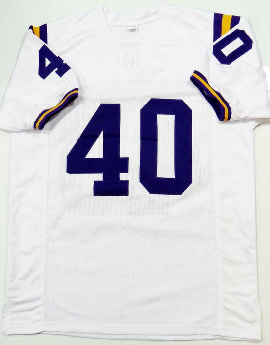 Devin White Autographed White College Style Jersey (BAS COA)