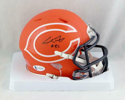 Cole Kmet Chicago Bears Signed AMP Speed Mini Helmet (BAS COA)