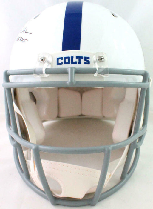 Marshall Faulk Indianapolis Colts Signed Authentic Speed 2020 FS Helmet w/ HOF (BAS COA)