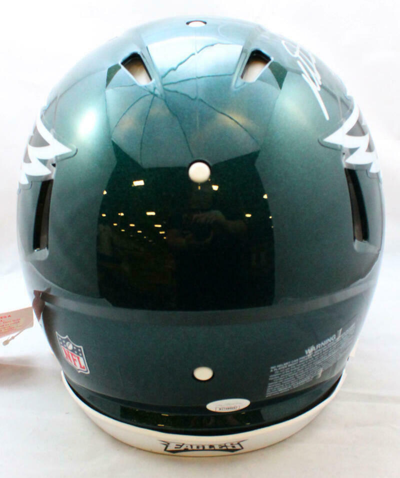 Miles Sanders Philadelphia Eagles Signed Philadelphia Eagles Full-sized Speed Authentic Helmet (JSA COA)