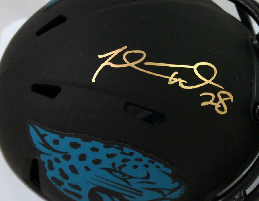 Fred Taylor Jacksonville Jaguars Signed Eclipse Speed Mini Helmet (BAS COA)