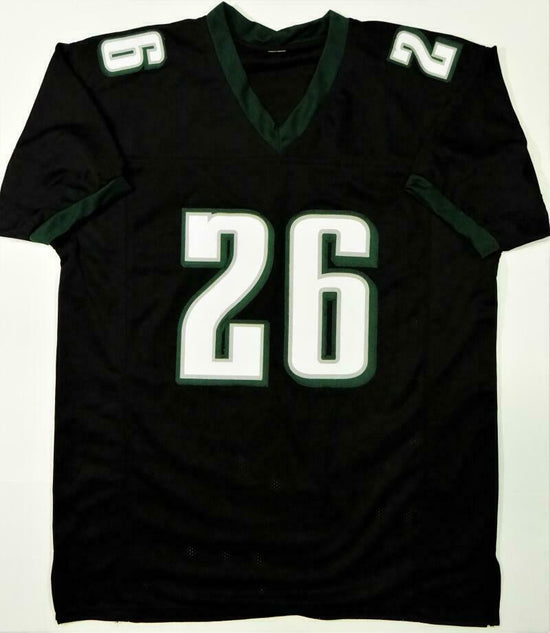 thejerseysourceautographsthejerseysourceautographs Miles Sanders Philadelphia Eagles Signed Black Pro Style Jersey (JSA COA)