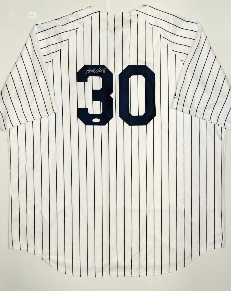 Bobby Shantz New York Yankees Autographed P/S New York Yankees Jersey- (JSA COA)