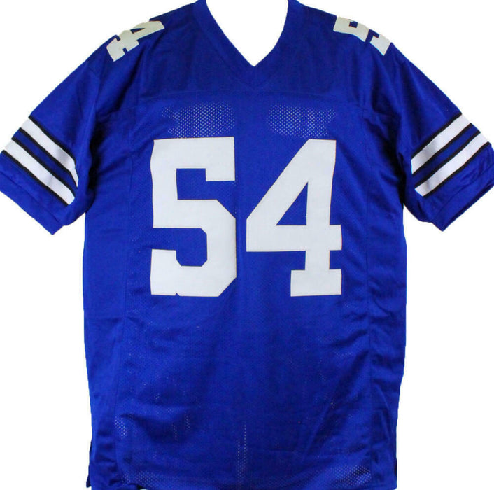 Randy White Autographed Dallas Cowboys Blue Pro Style Jersey w/ Insc- (BAS COA)