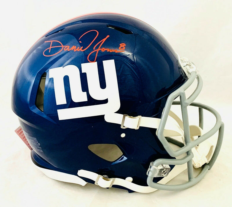 Daniel Jones New York Giants Signed New York Giants Full-sized Speed A —  Ultimate Autographs