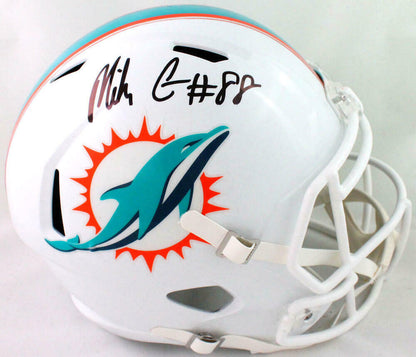 Mike Gesicki Miami Dolphins Signed Replica Speed F/S Helmet (BAS COA)