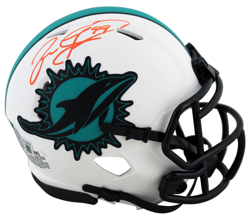 : Jason Taylor Autographed Miami Dolphins Lunar Mini