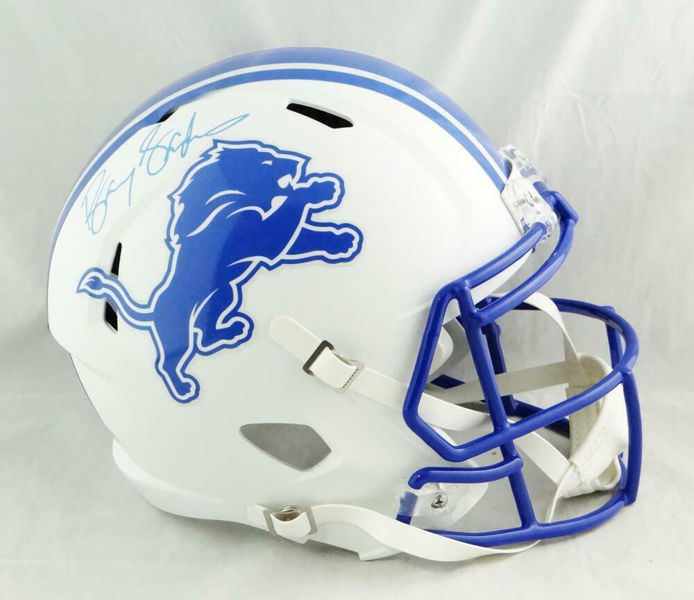 Barry Sanders Autographed Lions Eclipse Authentic Full-Size