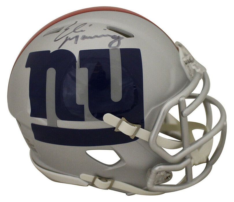 Eli Manning New York Giants Signed New York Giants AMP Mini Helmet 28948 (FAN COA)