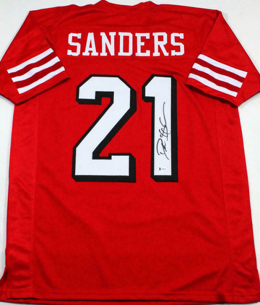 Frank Gore San Francisco 49ers Signed Red with Black & Gold Pro Style  Jersey *Black (JSA COA)