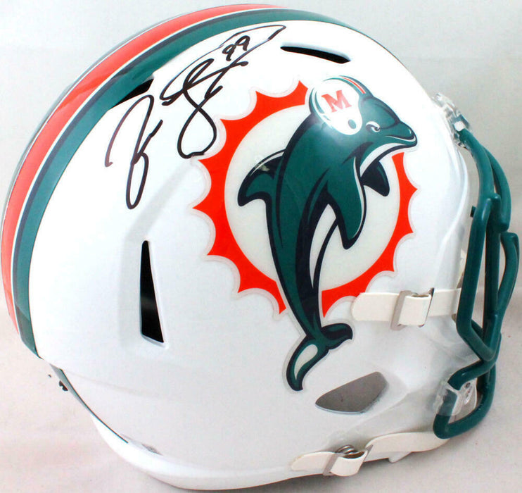 Jason Taylor Miami Dolphins F/S 97-12 Speed Replica Helmet (BAS COA)