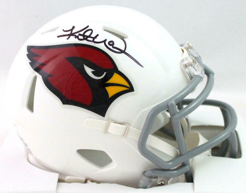 Kurt Warner Arizona Cardinals Signed Speed Mini Helmet (BAS COA)