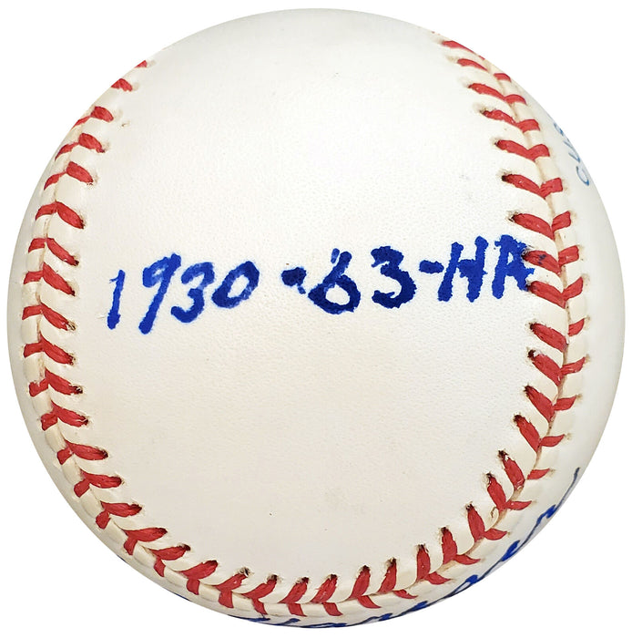 Joe Hauser Signed AL Baseball "Unser Choe" (PSA/DNA COA)