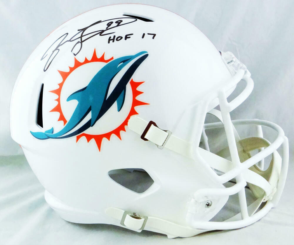 Jason Taylor Miami Dolphins Signed Full Size Speed Rep Helmet (BAS COA —  Ultimate Autographs