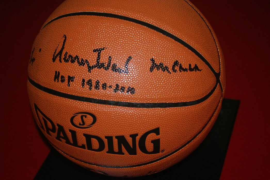 JERRY WEST Los Angeles Lakers signed Basketball HOF 1980 MR CLUTCH BAS COA