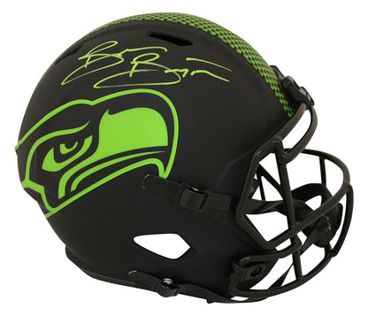 Brian Bosworth Seattle Seahawks Signed Seattle Seahawks Full-sized Eclipse Speed Helmet 31217 (BAS COA)
