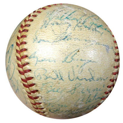 1956 Cardinals St. Louis Cardinals Signed Baseball with 33 Signatures AA08273 (PSA COA), , 