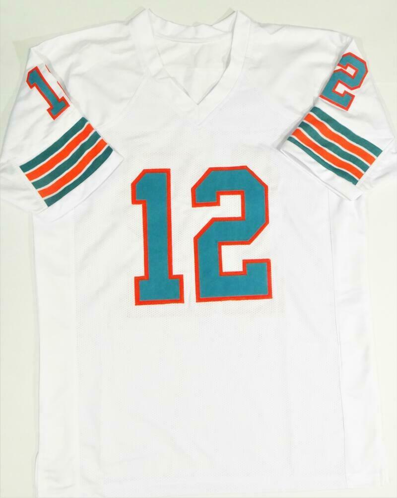 Bob Griese Miami Dolphins Signed White Pro Style Jersey (JSA COA)