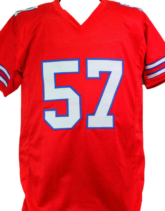 AJ Epenesa Autographed Red Pro Style Jersey w/ Bills Mafia (BAS COA), , 