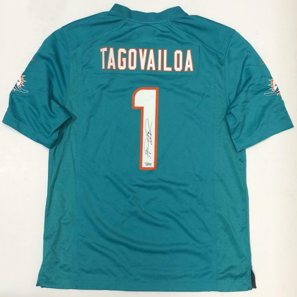 Tua Tagovailoa Miami Dolphins Signed Autograph Jersey JSA Certified at  's Sports Collectibles Store