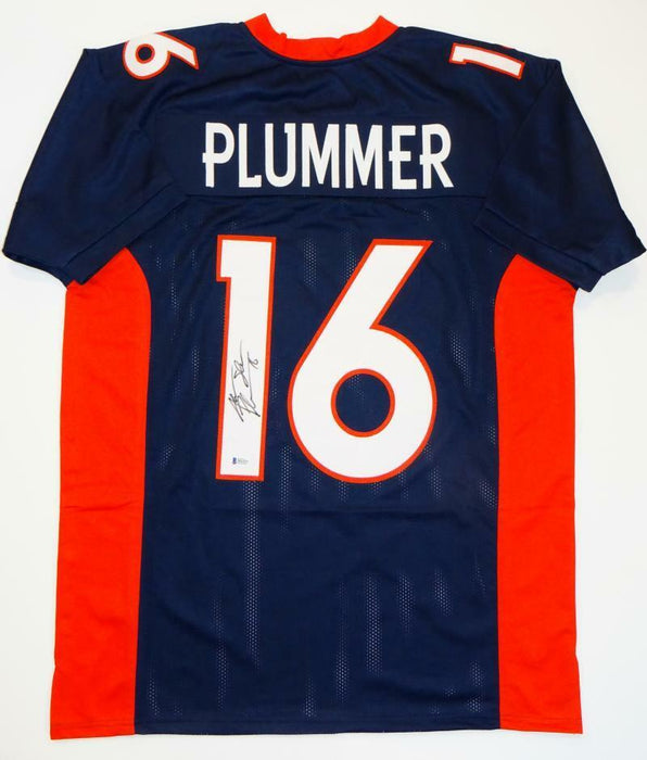 Jake Plummer Autographed Blue Pro Style Jersey (BAS COA)