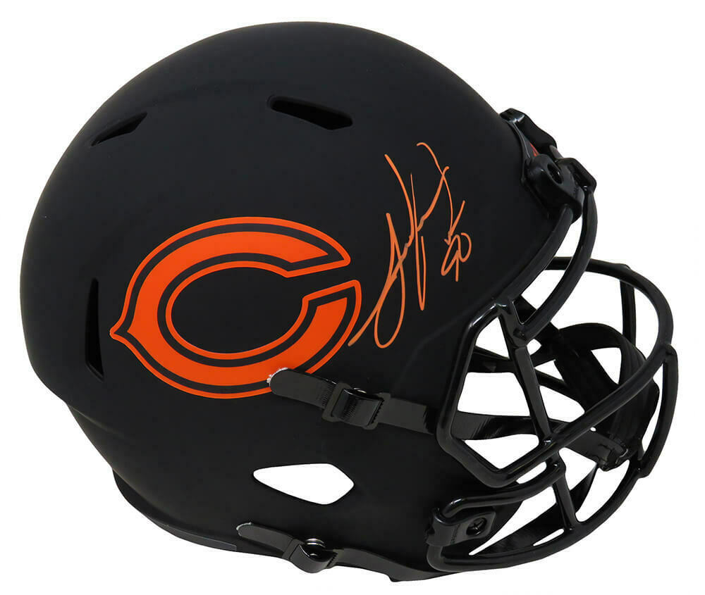 Julius Peppers Chicago Bears Signed Eclipse Riddell F/S Speed Rep