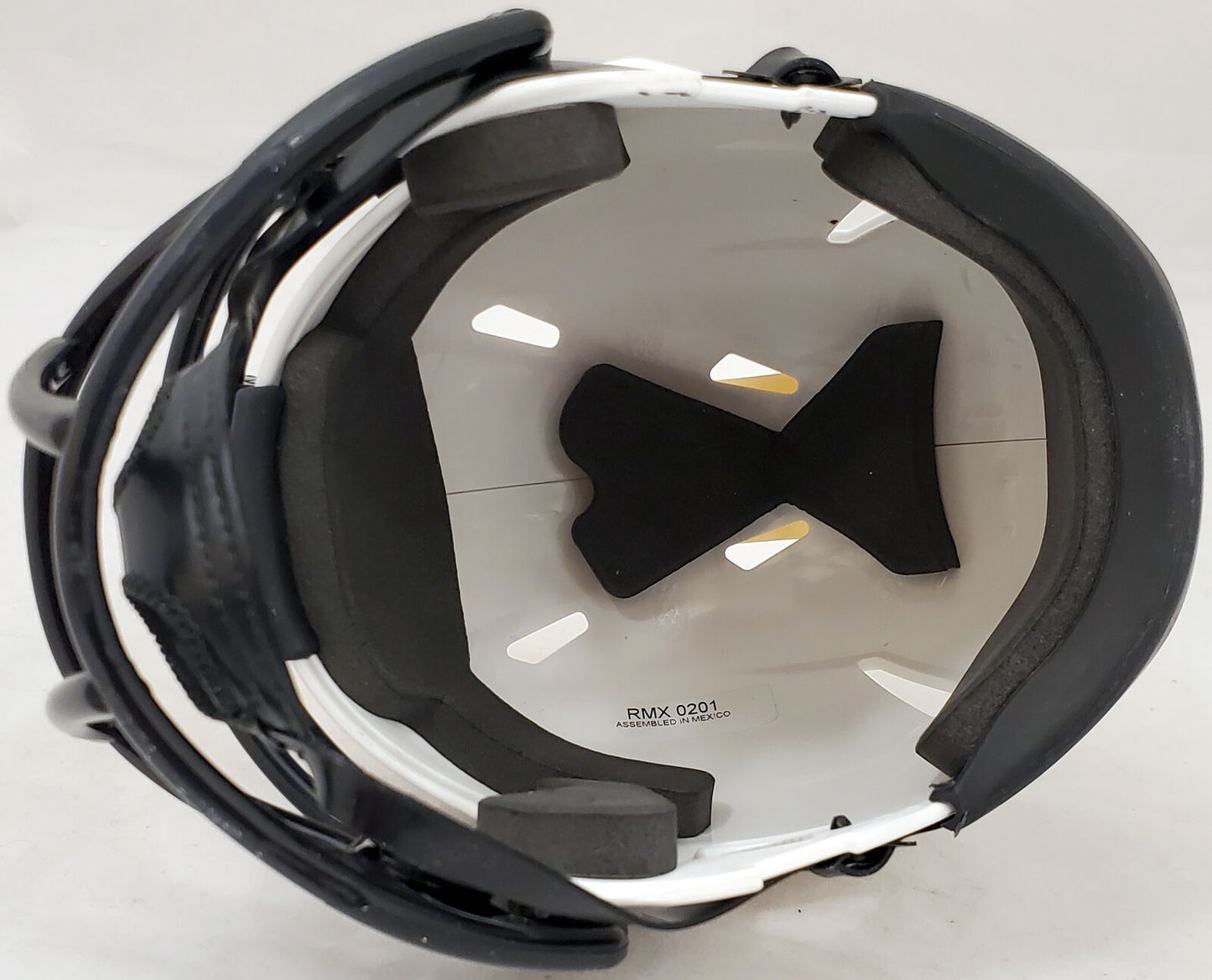 JORDAN LOVE GREEN BAY PACKERS AUTOGRAPHED LUNAR ECLIPSE WHITE SPEED MINI HELMET QR 193773 (BAS COA)