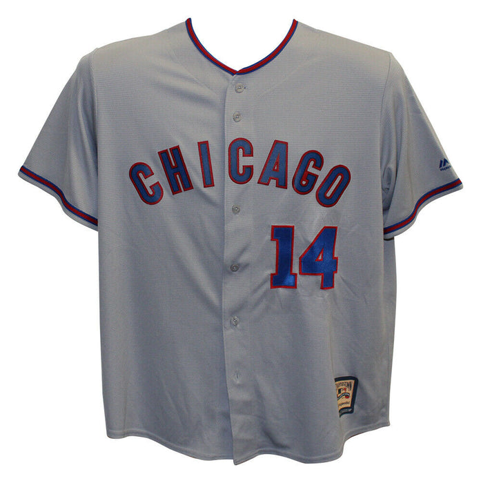 Ernie Banks Chicago Cubs Signed Cooperstown Jersey (JSA COA)