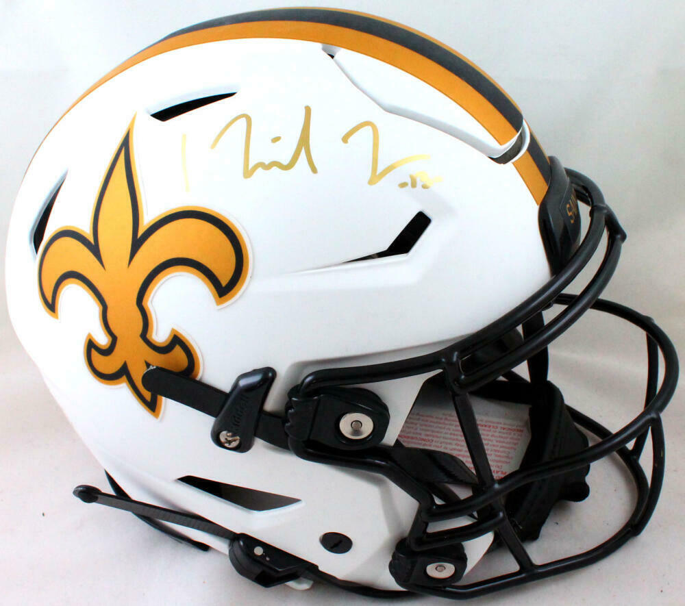 Drew Brees & Michael Thomas New Orleans Saints Autographed Riddell Speed  Logo Authentic Helmet