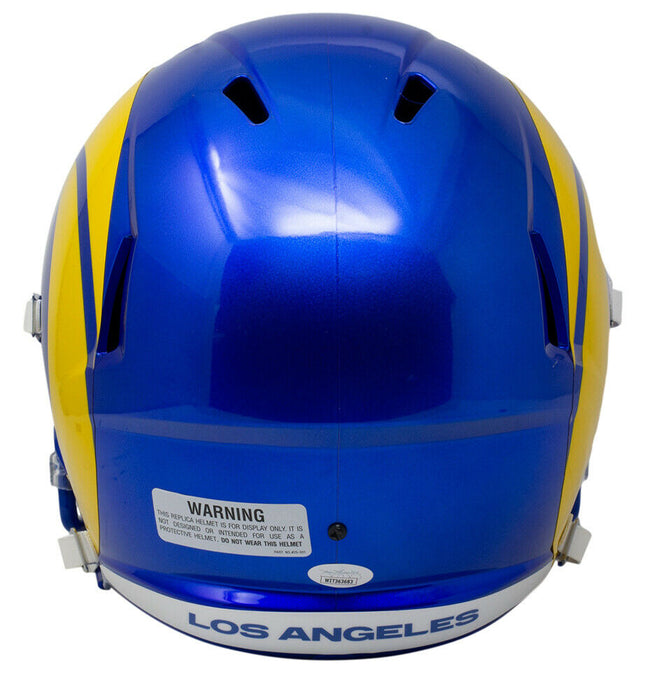 Aaron Donald Los Angeles Rams Signed Full Size Blue Speed Replica Helmet JSA COA (St. Louis), , 