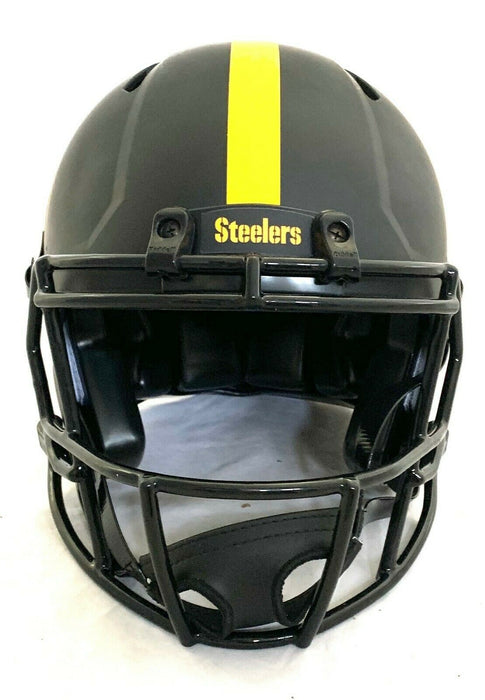 Joe Greene Pittsburgh Steelers Signed Steelers Full-sized Eclipse Authentic Helmet with HOF 87 #WD64744 (BAS COA)